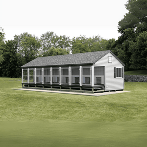 Picture of 14x32 commercial dog kennel