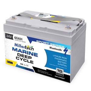 MillerTech 24V 60AH Sport Series Lithium Battery with Bluetooth (2460-BT)