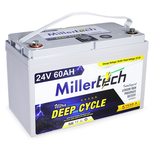 MillerTech 24V 60AH Intelligent Lithium Battery (2460L)