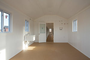 24 x 60 commercial dog kennel interior 2