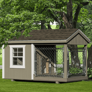 Picture of 4 x 8 Traditional Outdoor Dog Kennel by The Dog Kennel Collection