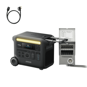 Picture of Anker SOLIX F2600 + Home Backup Kit (Transfer Switch + Cable)