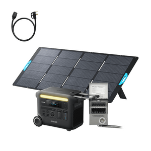 Picture of Anker SOLIX F2600 + Home Backup Kit (Transfer Switch + Cable) + 400W Solar Panel