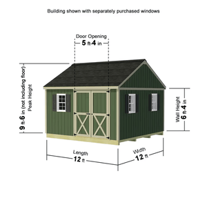 Best Barn Backyard Basecamp Series Storage Sheds Standard Model Dimensions