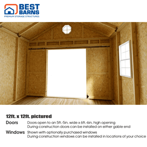 Best Barns Backyard Basecamp SD Interior 2