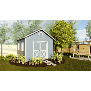 Best Barns Backyard Basecamp sliding doors