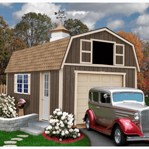 Best Barns Brown Maker's Loft Series Garage Kits