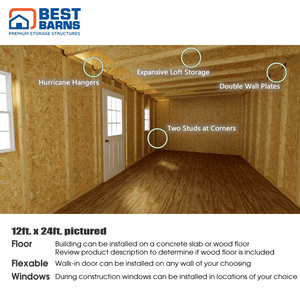 Best Barns Planners Paradise SD Elite Interior 1