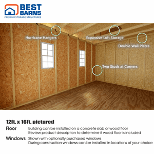 Best Barns Planners Paradise SD Interior 1