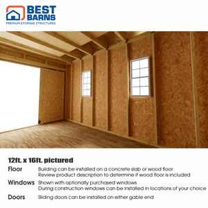 Best Barns Planners Paradise SD Interior 2