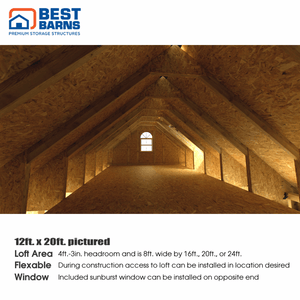 Best Barns Planners Paradise TD Elite Interior Loft