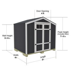 Best Barns RapidShed - Dimensions