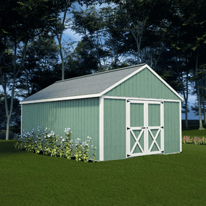 Best Barns Shedquarters Walk-In Doors on grass