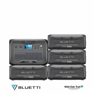 Bluetti AC500 with four B300K Batteries