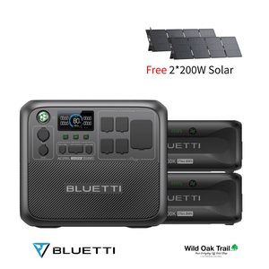 Bluetti AC200L + (2) B300K Batteries + (2) FREE 200W Panels