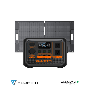 Bluetti AC2P with SP100L 100W Solar Panel