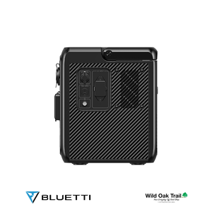 Bluetti AC60 side view with outlets
