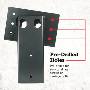 Double Angle Elevator Brackets – Pre-Drilled Holes