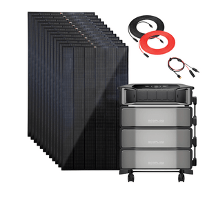 Picture of EcoFlow Delta Pro Ultra with 3 batteries and 12 400W Panel Bundle