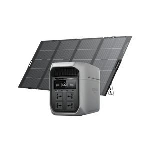 EcoFlow DELTA 3 Max Plus Portable Power Station with 400w solar panel