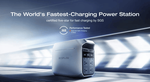 EcoFlow DELTA 3 Plus Portable Power Station charging speed award banner
