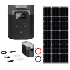 Picture of EcoFlow DELTA Max with 100w 12v Solar Panel Bundle