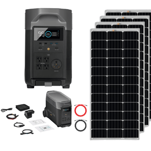 Picture of EcoFlow DELTA Pro with 400w 12v Solar Panel Bundle