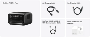 EcoFlow River 3 Plus Inclusions
