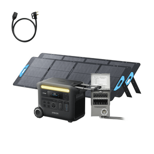 Picture of Edit Anker SOLIX F2600 + Home Backup Kit (Transfer Switch + Cable) + 2 × 200W Solar Panel