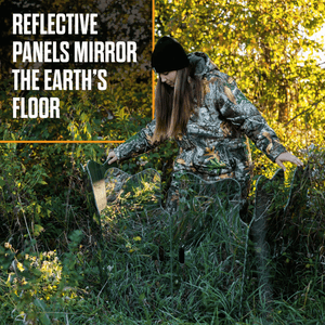 GhostBlind Phantom 35" Mirror Ground Blind - Reflective Panels