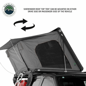 HD Sidewinder Side Load Aluminum Hard Shell Roof Top Tent Interchangeable Orientation