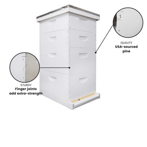 HK550 8-10 Frame Traditional Painted Growing Apiary Kit Build Quality