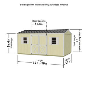 Handmade Haven Storage Sheds Dimensions