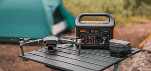 Jackery Explorer 300 charging drone