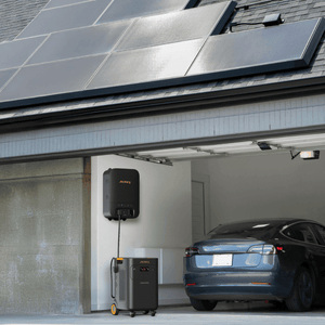 Jackery Explorer 5000 Plus in garage