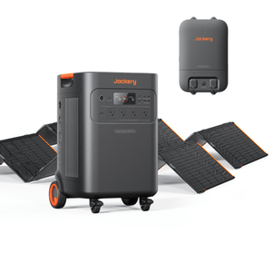 Jackery Explorer 5000 Plus with two 500W solar panels and smart transfer switch