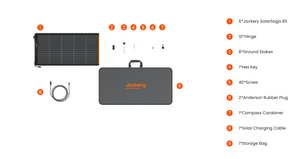 Jackery SolarSaga 500 X Inclusions