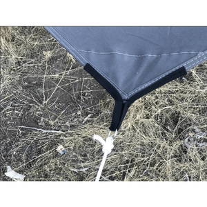 Kodiak Canvas - Super-6 Tarp with Pole Set