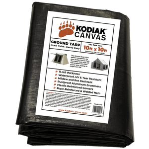 Kodiak Canvas Ground Tarp - 10 x 10ft