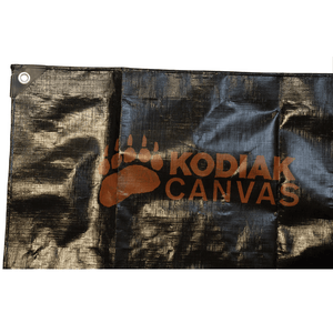 Kodiak Canvas Ground Tarp - with Logo Showing