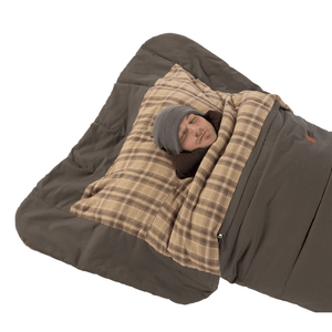 Kodiak Canvas Z Top Rectangle Sleeping Bags in use