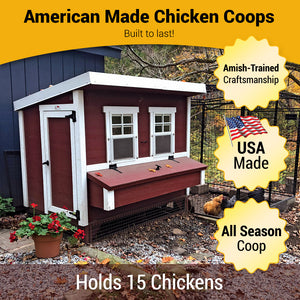 Picture Large OverEZ Chicken Coop Assembled