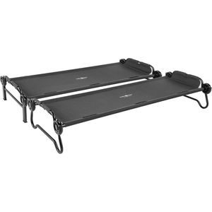 Large Disc-O-Bed Portable Cot System black
