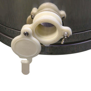 Mann Lake 3 Frame Stainless Steel Side Hand Crank Honey Extractor Honey Gate