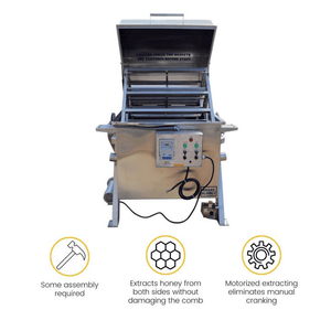 Mann Lake HH825 Horizontal 80 Frame Commercial Honey Extractor additional features