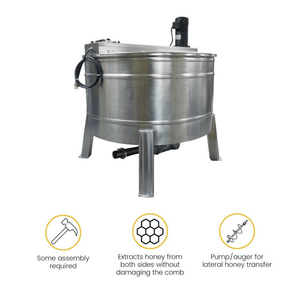 Mann Lake HH826 48 Frame Radial Centrifugal Honey Extractor with Auger additional features