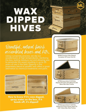 Mann Lake Wax Dipped Bee Hive Kit Benefits