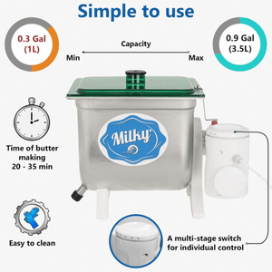 Milky Day Electric Butter Churn FJ10 features