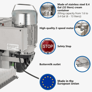 Milky Day Electric Butter Churn FJ32 build quality