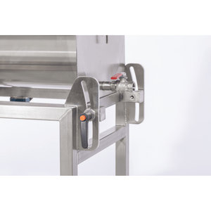 Milky Day Electric Butter Churn FJ32 with wheels and tilting mechanism drain valve